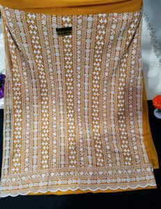 Georgette Chikankari Semi Stitched Suit