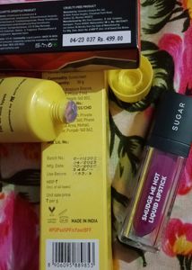 Popxo Sunscreen + FREE SUGAR LIPSTICK 💄