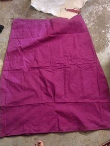 Magenta petticoat with pocket