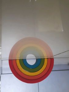 Rainbow And Shapes Wooden Toys