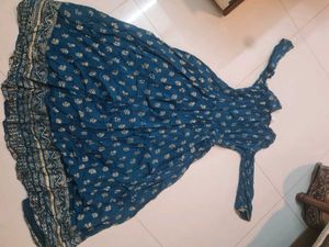 Stylish Teal Ethnic dress