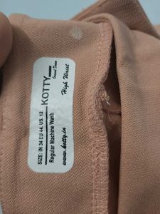 Peach Formal Pants