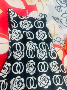 Black and white Up Down dress