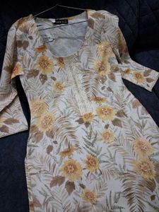 Floral Print Kurta Set m size