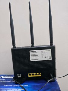 D Link Wifi Router With 3 Antenna