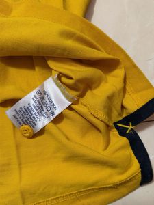 USPA Yellow Polo Shirt L size