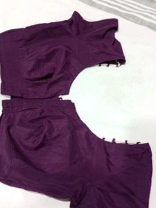Elegant Purple Blouse
