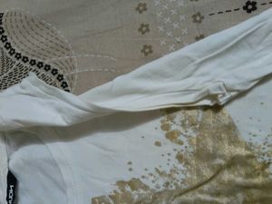 White Fringe Tank Top