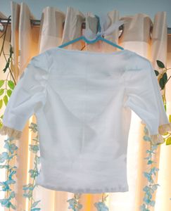 Coquette Lace Trim Top🎀