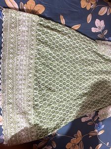 Elegant Green Embroidered Kurta