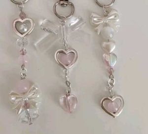 Kawaii Heart Charm Keychains