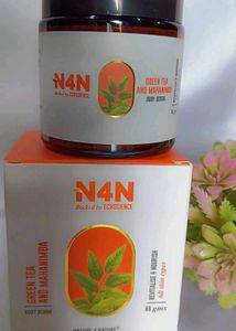 N4N Green Tea &amp; Mahanimba Body Scrub