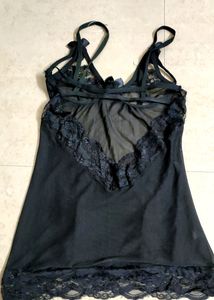 sexy short backless night dress