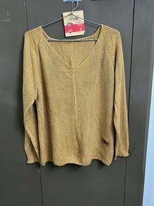 Golden Knit Sweater