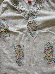 Floral Print Kurti  Set