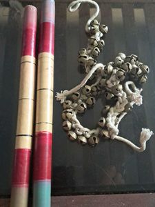 Ghungru And Dandiya Sticks