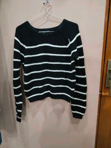 Striped Knit Sweater