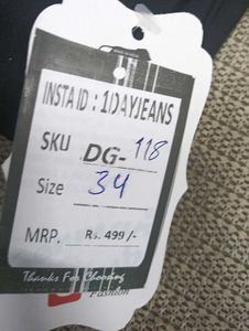 DG118 Size-34 Slim Jeans