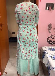 Floral Print Kurti Set