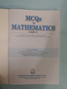 R.D. Sharma Mathematics Class IX