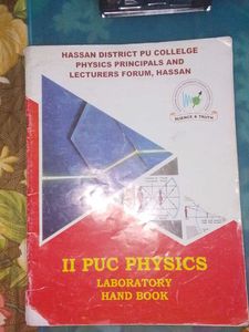 II PUC Physics Lab Handbook