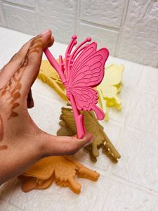 Butterfly Hair Clips - Set of 5