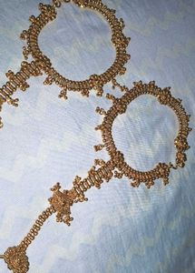 Gold Panja Hand Jewelry