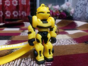 Bumblebee Transformer Keychain