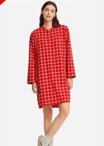 Red checked Shirt/kurta/dress