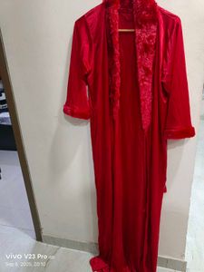 Red Lace Nightgown