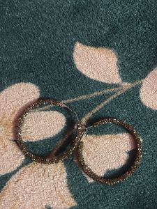 Sparkly Hoop Earrings