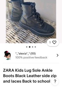 (Zara) Branded Boots For Kid..