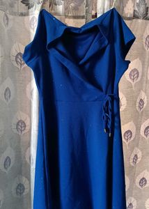 A Very Beautiful Blue Coloured Mini Dress✨💙