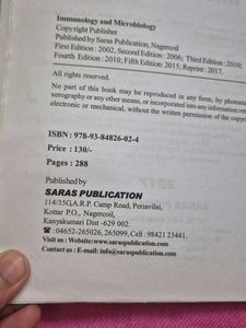 SaraS IMMUNOLOGY AND MICROBIOLOGY