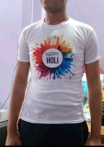 Holi Printed T-shirt Men&amp; Women