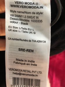 Vero Moda Color Blocked Sweatshirt