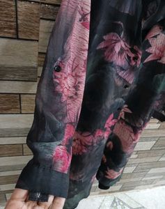 Floral Print Jacket style dress