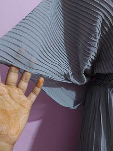 grey long frock