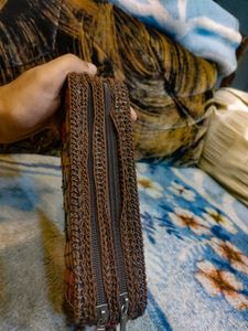 Colorful Beaded Pouch