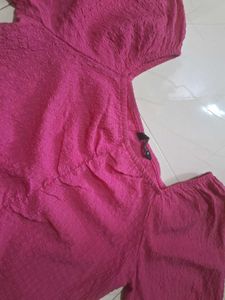 Pink Crop Top
