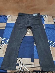 Dark Grey Denim Jeans