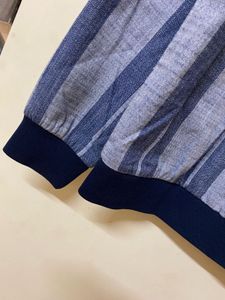 Striped Button-Down Shacket