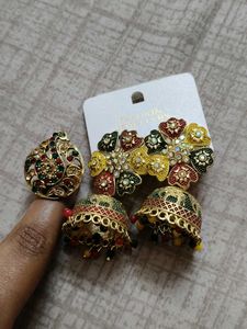 Jhumka With Ring