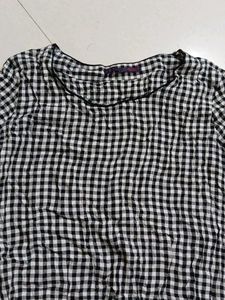 Gingham Checkered Blouse