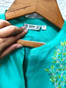 🎊🥳Buy One Get 1 Free🥳🎊Elegant Green Kurta Set