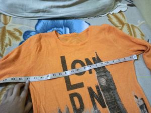 Orange Woolen Top