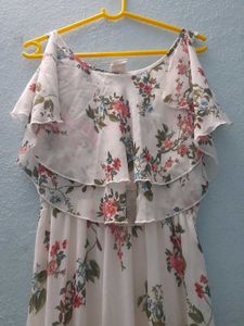 Western Wear  White Frock