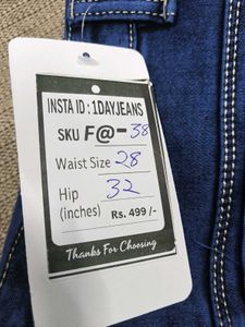 F@38 Size-28 Straight Jeans