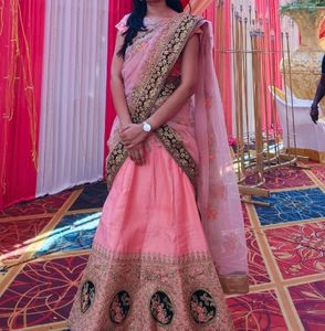 Traditional Heavy Lehanga with Dupatta