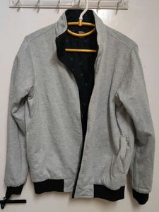 Stylish Navy Blue Patterned Jacket